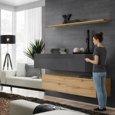 Modern Set Sideboard Inrichting Design Woonkamer Woonkamer Luxe Set 3-delig