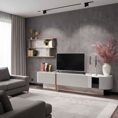 Woonkamerset Luxe woonkamerwand tv-standaard dressoir Nieuwe wandplank