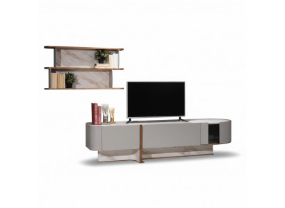 Woonkamerset Luxe woonkamerwand tv-standaard dressoir Nieuwe wandplank