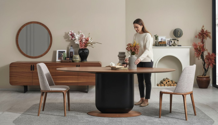 Luxe complete eetkamerset dressoir eetkamer eettafel stoelen Nieuw dressoir