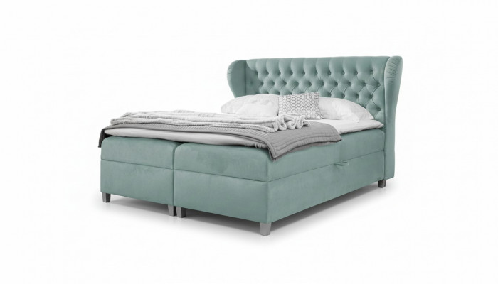 Slaapkamer Modern Bed Chesterfield Inrichting Gestoffeerd Bed Hout Design Meubels