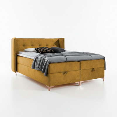 Bed 160x200 cm luxe design meubels slaapkamer boxspringbed dubbel nieuw