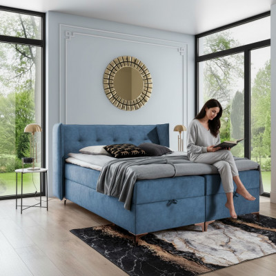 Moderne slaapkamer luxe bed gestoffeerd meubilair ontwerp gestoffeerd meubilair