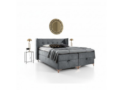 Boxspringbed 160x200cm gestoffeerde meubels Luxe bed Slaapkamerstijl Modern