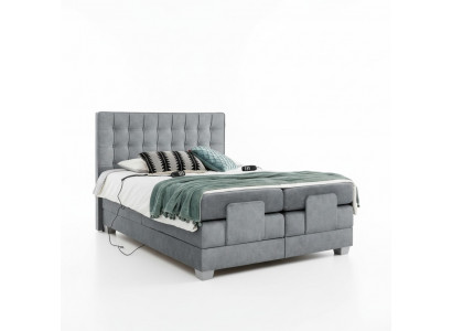 Moderne grijze tweepersoonsbed 160x200cm slaapkamer ontwerp modern interieur