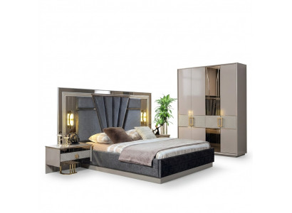 Slaapkamer set Bed met 2x nachtkastjes Compleet luxe inrichting Modern