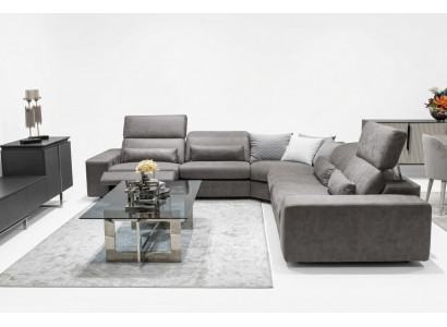 Bank L-vorm Moderne hoekbank Woonkamerset Inrichting Design Salontafel