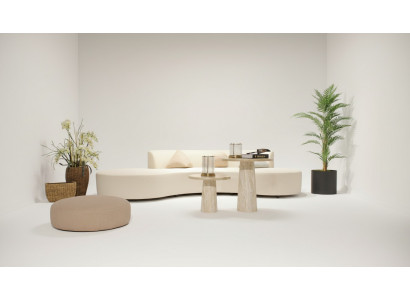 Woonkamer set Bank Vierzitter Bank Salontafel Voetenbank Textiel Meubels Woonkamerset Bank Vierzitterbank Salontafel Voetenbank Stoffering Meubels