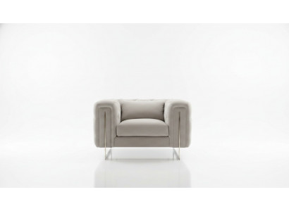 Moderne fauteuil woonkamer Chesterfield meubels stoffering inrichting textiel