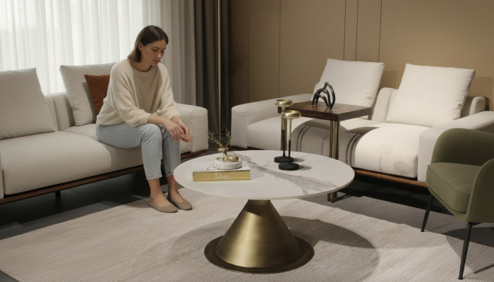 Luxe salontafel woonkamer design meubels Modern tafel inrichting