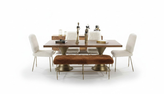 Eetkamer set Eettafel 4 stoelen Zitbank Moderne set Luxe eetgroep