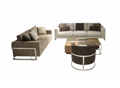 Woonkamer meubilair Design Woonkamer Set 4-delig Moderne Bankstel Nieuwe Salontafel