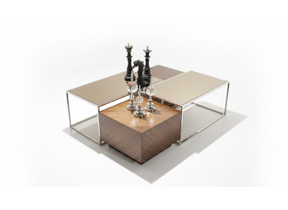 Luxe salontafel woonkamer meubels hout met glas design modern nieuw.