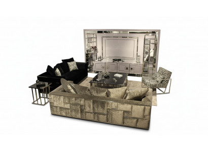 Modern woonkamerset bankstel meubels design wandmeubel salontafel compleet.