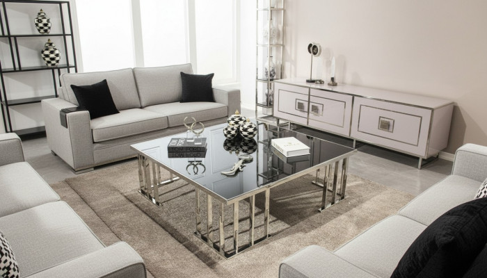 Salontafel Moderne woonkamer meubels Glasmeubels Luxe design Inrichting