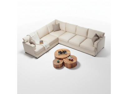 Hoekbank woonkamer design meubels luxe bank L-vorm modern interieur