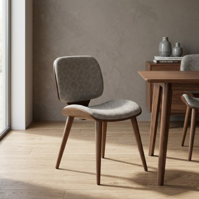 Eetkamerstoel Modern Ontwerp Nieuwe Luxe Meubels Gestoffeerde Zitting Eetkamer