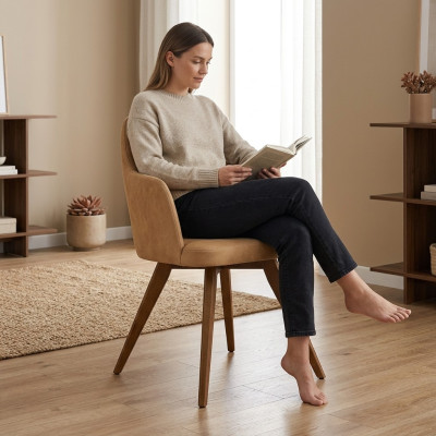 Designer meubelstoel met armleuningen Modern Luxe Eetkamer Inrichting