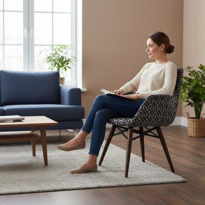 Luxe armleuning eetkamerstoel Modern Ontwerp Stoel met armleuningen Nieuw