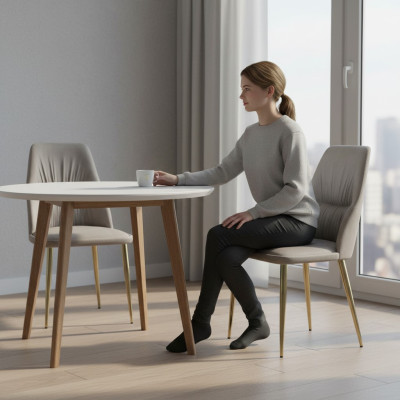Moderne stoel eetkamerstoel Ontwerper meubels Luxe stoelen Inrichting