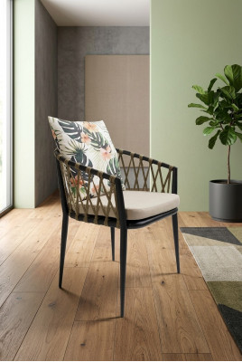 Ontwerpersfauteuil Luxe ontwerpersstoel met armleuningen Nieuw meubilair.