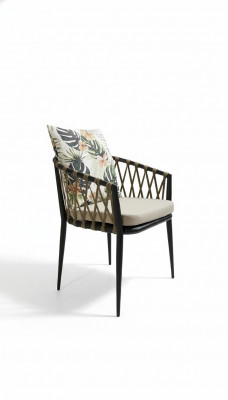 Ontwerpersfauteuil Luxe ontwerpersstoel met armleuningen Nieuw meubilair.
