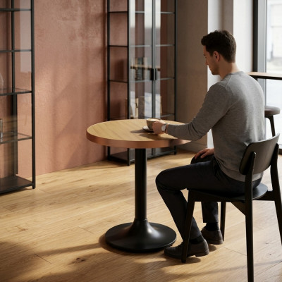 Eettafel Ronde Eetkamer Luxe Inrichting Modern Hout Ontwerp Tafels