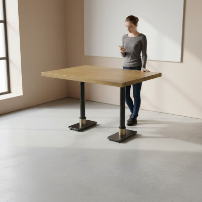Bruine eettafel eetkamer inrichting Modern tafel ontwerp meubels