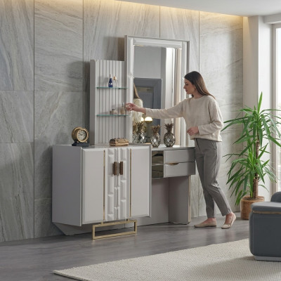 Kaptafel met spiegel Slaapkamer Nieuw Luxe Meubelontwerp Inrichting