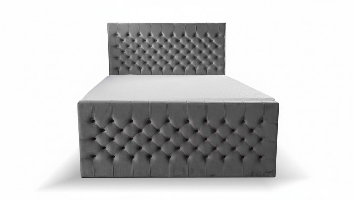Luxe slaapkamerbed gestoffeerd ontwerp Luxe tweepersoons hotelbedden 160x200cm