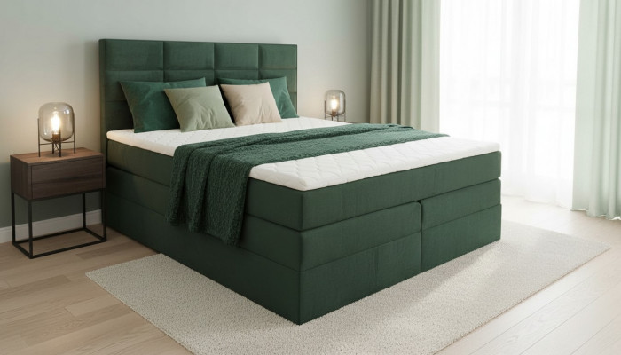 Modern bed upholstery design luxe tweepersoonsbed hoteldesign bedmeubels houten bed
