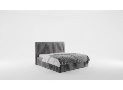 Luxe slaapkamer tweepersoonsbedden huwelijk textielbed hotelframe meubels
