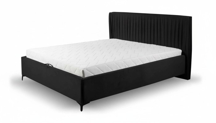 Hotelbed Luxe Design Bedden Gestoffeerd Hout Textiel Slaapkamer 180x200 Nieuw