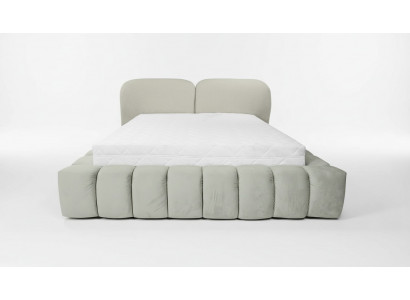 Luxe bedframe 180x200 cm Kleur Grijs Hoofdeinde Bedden Slaapkamermeubilair