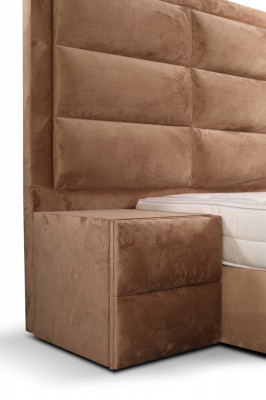 Luxe slaapkamer set Nachtkastje Bed 2-delige complete set Ontwerp Inrichting Nieuw.