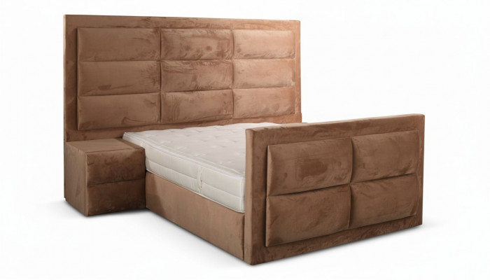 Luxe slaapkamer set Nachtkastje Bed 2-delige complete set Ontwerp Inrichting Nieuw.