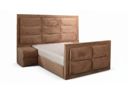 Luxe slaapkamer set Nachtkastje Bed 2-delige complete set Ontwerp Inrichting Nieuw.