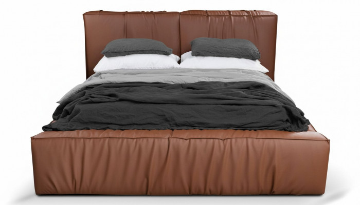 Bedden Hotel Kunstleder 180x200cm luxe meubel ontwerp gestoffeerd bed.
