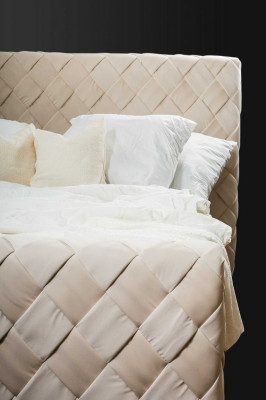 Luxe Bedden Moderne Bedframe 180x200 cm Ontwerp Slaapkamer Meubels Hoofdeinde