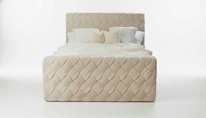 Luxe Bedden Moderne Bedframe 180x200 cm Ontwerp Slaapkamer Meubels Hoofdeinde