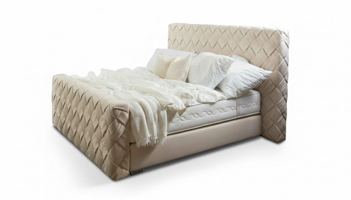 Luxe slaapkamer meubels bedden Modern Bedframe 160x200 cm Design Hoofdeinde