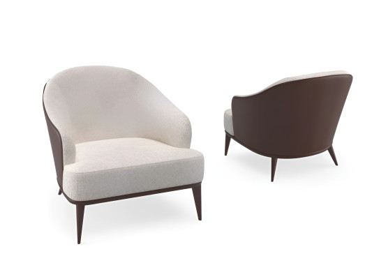 Fauteuil zitplaats modern design woonkamer bruin stijl luxe tv-fauteuil