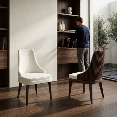 Eetkamer armstoel gestoffeerde stoel luxe fauteuil woonkamer stoelen nieuw