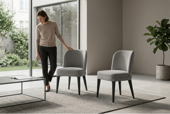 Eetkamerstoel Luxe Modern Stoelen Stof Ontwerp Stoel Meubels Fauteuil