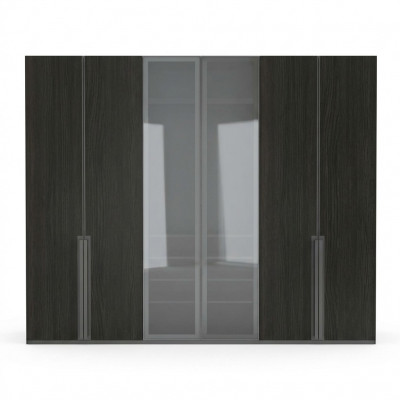 Kledingkast Kast Slaapkamer Kasten Zwart Modern Hout Nieuw