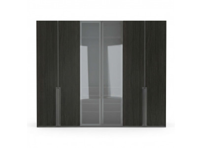 Kledingkast Kast Slaapkamer Kasten Zwart Modern Hout Nieuw