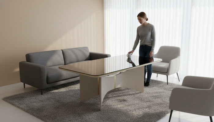 Moderne Luxe Tafel Grijs Tafels Eettafel Ontwerp Eetkamer Nieuw