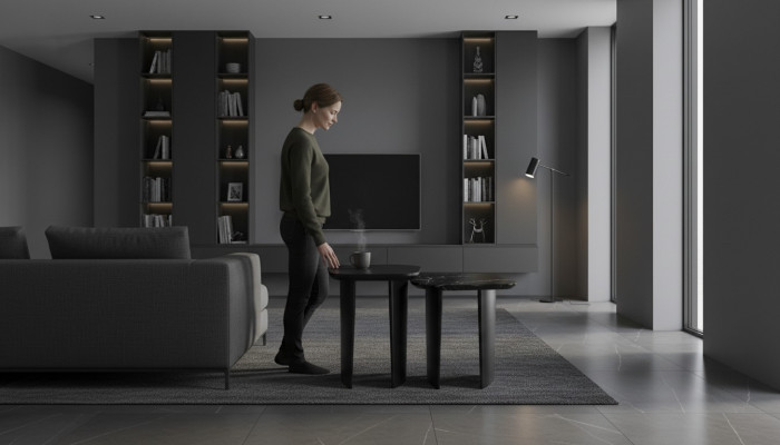 Bijzettafel Luxe Tafel Ontwerp Bijzettafels Woonkamer Zwart Nieuwigheid
