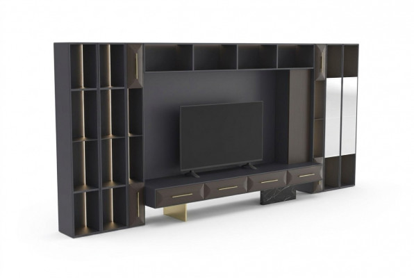Luxe woonkamermeubels tv-standaard van hout met modern design nieuw