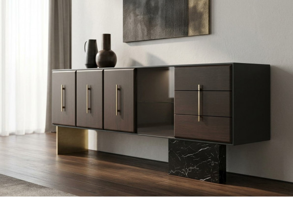 Modern dressoir hout ladenkast meubels luxe design tv-standaard nieuw
